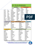 PALEO Elelmiszerek Listaja Ajandek Tablazat PDF