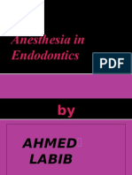 Anesthesia in Endodontics