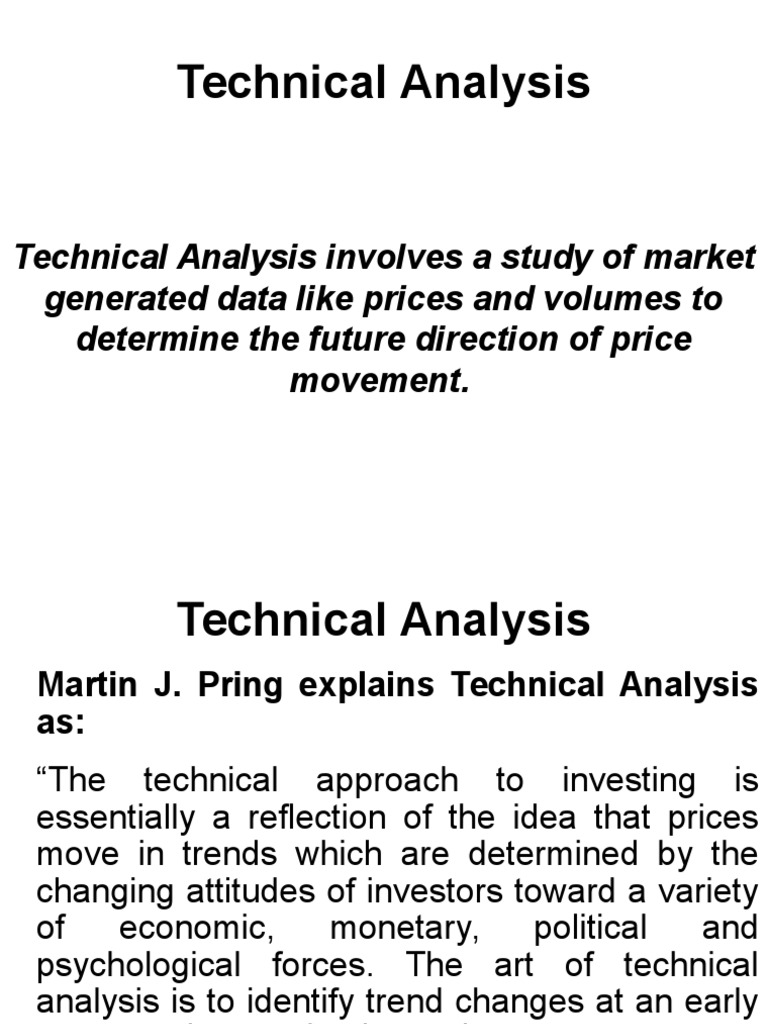 Understanding Technical Analysis Basics | PDF | Technical Analysis ...