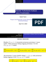 Penggunaan Multivariabel