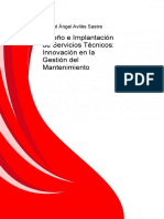 Diseno e Implantacion de Servicios Tecnicos Innovacion en La Gestion Del Mantenimiento