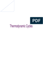 Thermodynamic Cycle Presentation