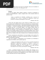 1ª Ficha de Leitura de Análise Social