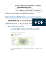 Step-1: One-Time Registration:: Simplified Step-By-Step Guide On How To Register & Apply For The Examinations Online