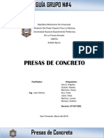 Presas De Concreto