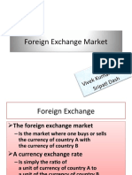 Foreign Exchange Market: by Vive Kku Ma Rsa Hay Ati D Ash