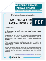 Agendamento Provas_ 100% EAD