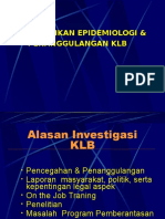 5 Penyelidikan Epidemiologi KLB