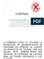 Control Operativo Empresa Soho