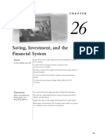 Chapter 26 - Saving Investment and The Fincancial System