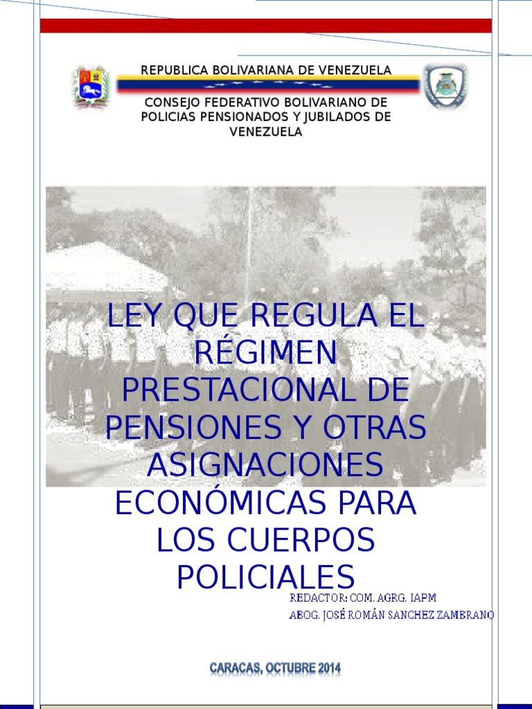 Ley de Pensiones para Policías en Venezuela | PDF | Policía | Pensión