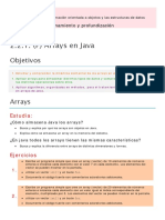 2.2.1. (P) Arrays en Java