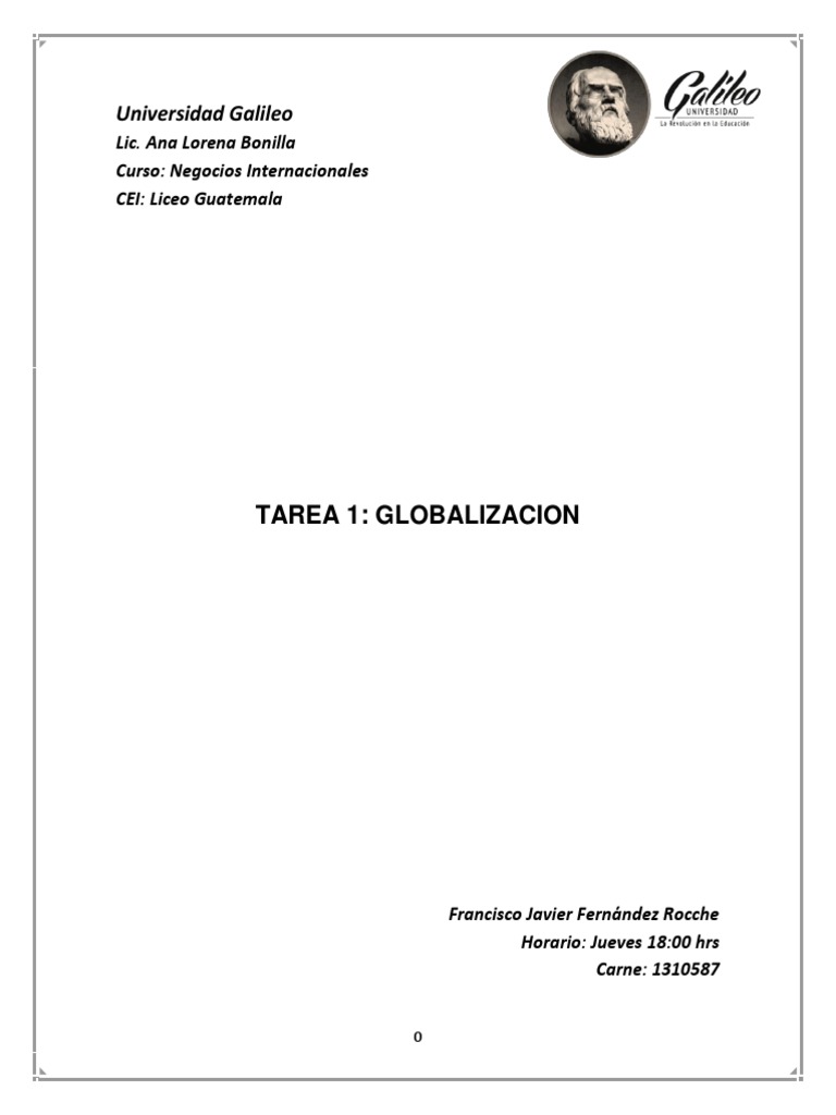Impacto de la Globalización en Negocios | PDF | Globalización ...