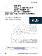 ANÁLISIS DE LÍNEAS JURISPRUDENCIALES DEL CONSEJO DE ESTADO SOBRE ACCIÓN DE CUMPLIMIENTO EN MATERIA DE SERVICIOS PÚBLICOS DOMICILIARIOS Nelson Hernández Meza** Diana Marcela Barros Rojas** Resumen544-8056-1-PB