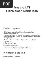 Prepare UTS Manajemen Bisnis Jasa