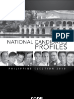 National Candidates Profiles-Philippine Election 2010