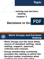 Decisions in Groups