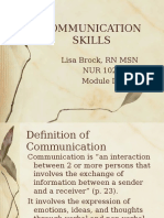 Communication Skills