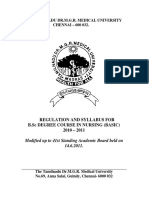 B. SC Nursing Syllabus INC PDF