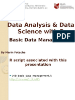 Data Analysis & Data Science With R