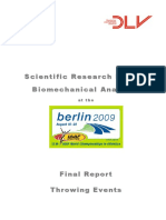 Biomechanics Report WC Berlin 2009 Throws