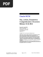 Oracle HCM Pay Action Parameters Comprehensive Overview