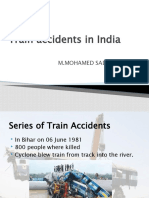 Train Accidents in India