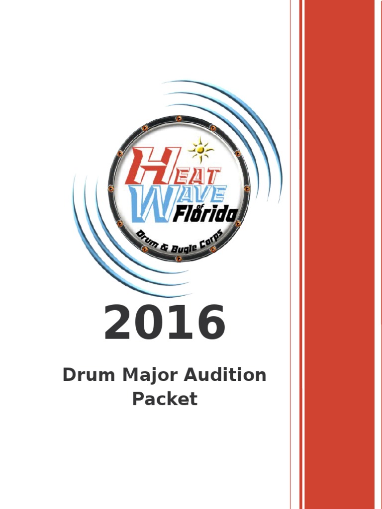 2016 Drum Major Packet PDF Tempo Conducting