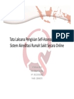 Tata Laksana Pengisian Self Assessment Secara Online - Diyurman Gea, S.kom, MM
