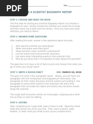 scientist biography report q3