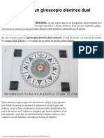 Como Construir Un Giroscopio Eléctrico Dual Rotatorio