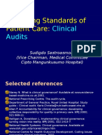 Improving Standards of Patient Care:: Clinical Audits