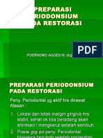 Preparasi Periodonsium Pada Restorasi