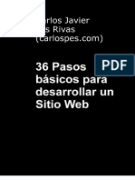 Pes Rivas Carlos Javier - 36 Pasos Basicos Para Desarrollar Un Sitio Web