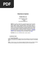 Client Server Systems