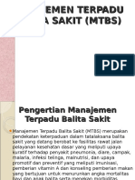 Manajemen Terpadu Balita Sakit (MTBS)