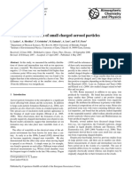 Waterfalls As Sources of Small Charged Aerosol Particles: Atmospheric Chemistry and Physics