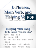 Verb Phrases Main and Helping Verbs