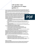 Krochmalny, Syd (2007) "Genealogía Del Curador Como Intermediario Cultural en El Campo Artístico Argentino"