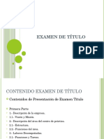 Instructivo Examen de Título