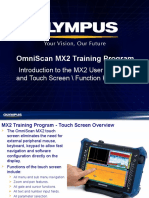 MX2 Training Program 03 MX2 Touchscreen and User Interface