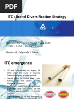 Download ITC  Brand Diversification Strategy by Saptarshi Bagchi SN30512081 doc pdf