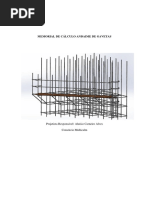 Memorial de Cálculo Andaime Tipo Gavetas
