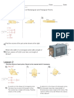 Homework ch10 l1-2 Volume of Rectangular and Triangular Prisms