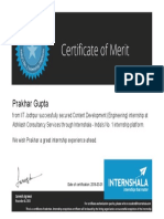 Prakhar Gupta Hired Certificate