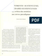 Desenvolvimento Sustentavel Ou Sociedades Sustentáveis