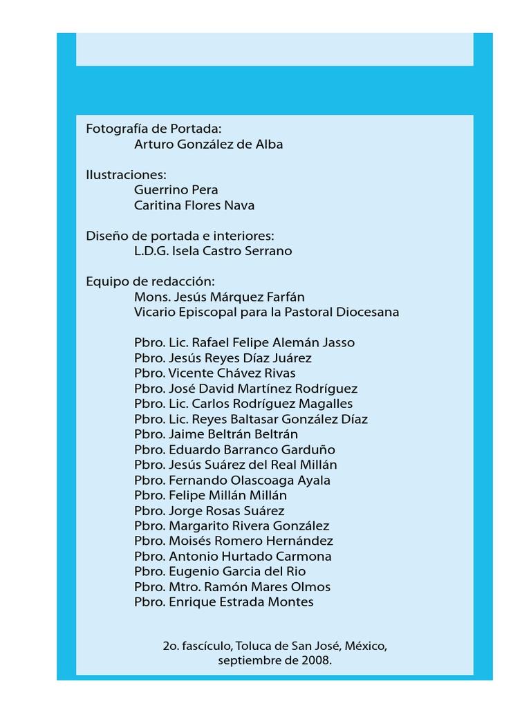 Plan Diocesano de Pastoral 2007-2012 | PDF | Cristo (título) | Iglesia ...