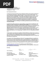 WomenAgainstAlzheimers Caucus Letter - Sinema