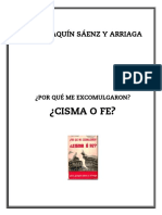 Cisma o Fe - Joaquín Sáenz y Arriaga