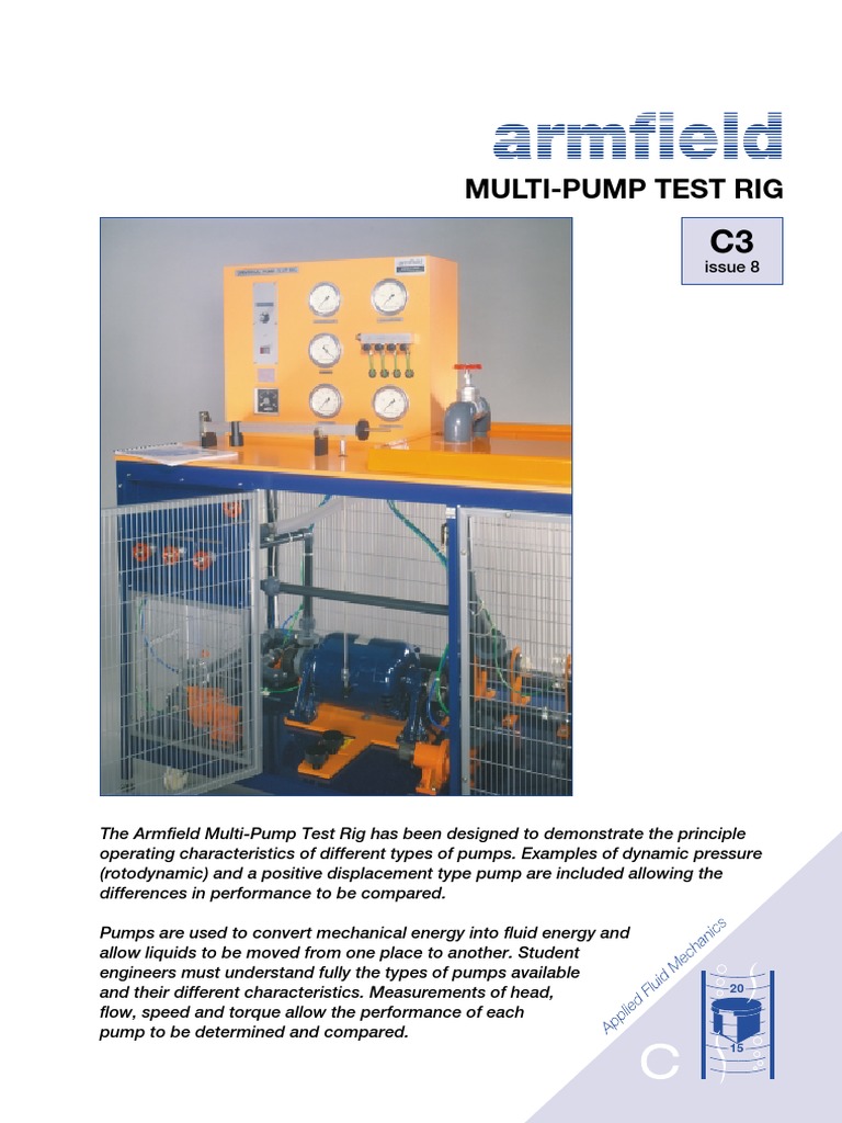 Multi-Pump Test Rig Overview | PDF | Pressure Measurement | Pump